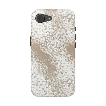 White Leopard MagSafe Tough iPhone Case