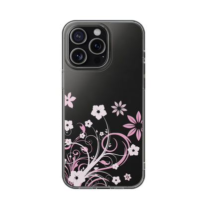 Rose Clear Phone Case