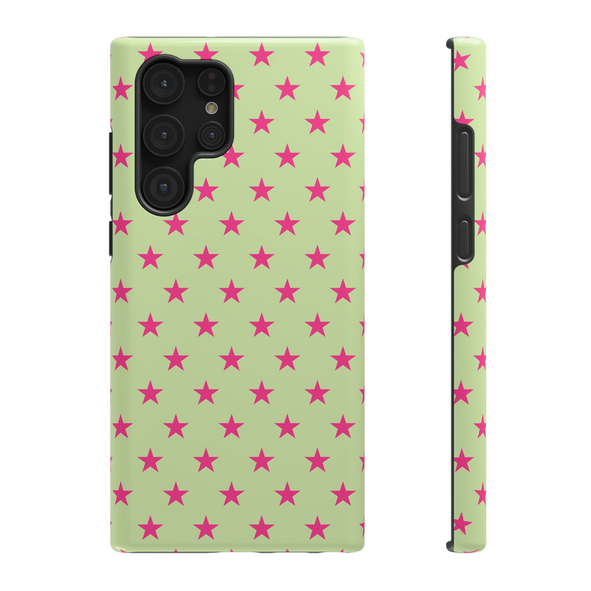 Lime Stars Tough Samsung Case