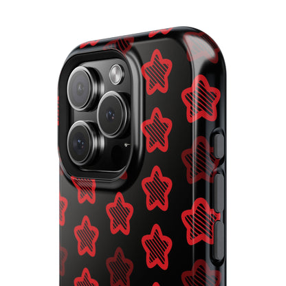 Red Stars Tough iPhone Case