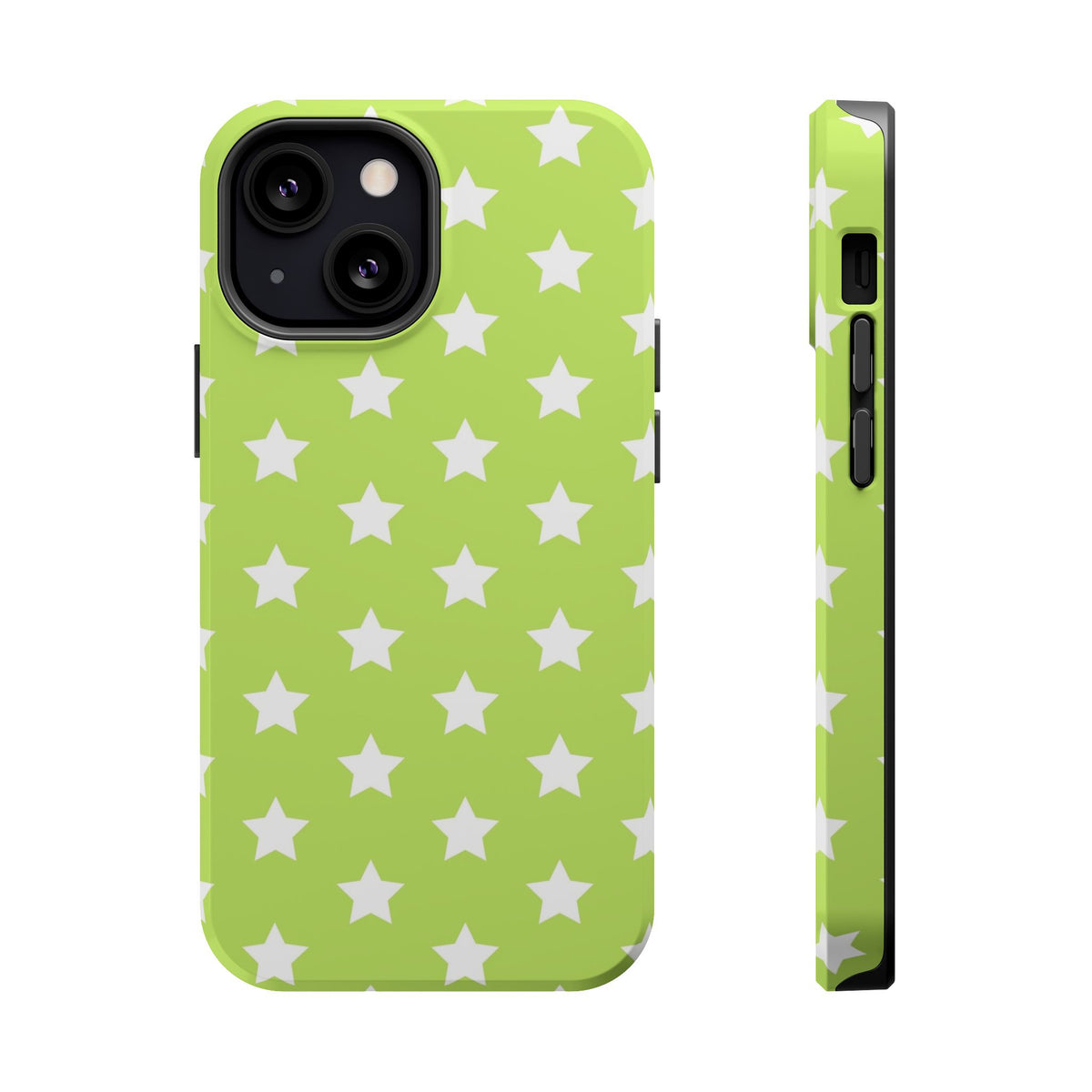 Green Stars MagSafe Tough iPhone Case