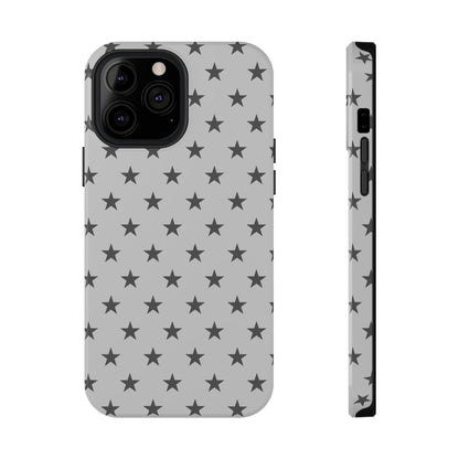 Grey Stars MagSafe Tough iPhone Case