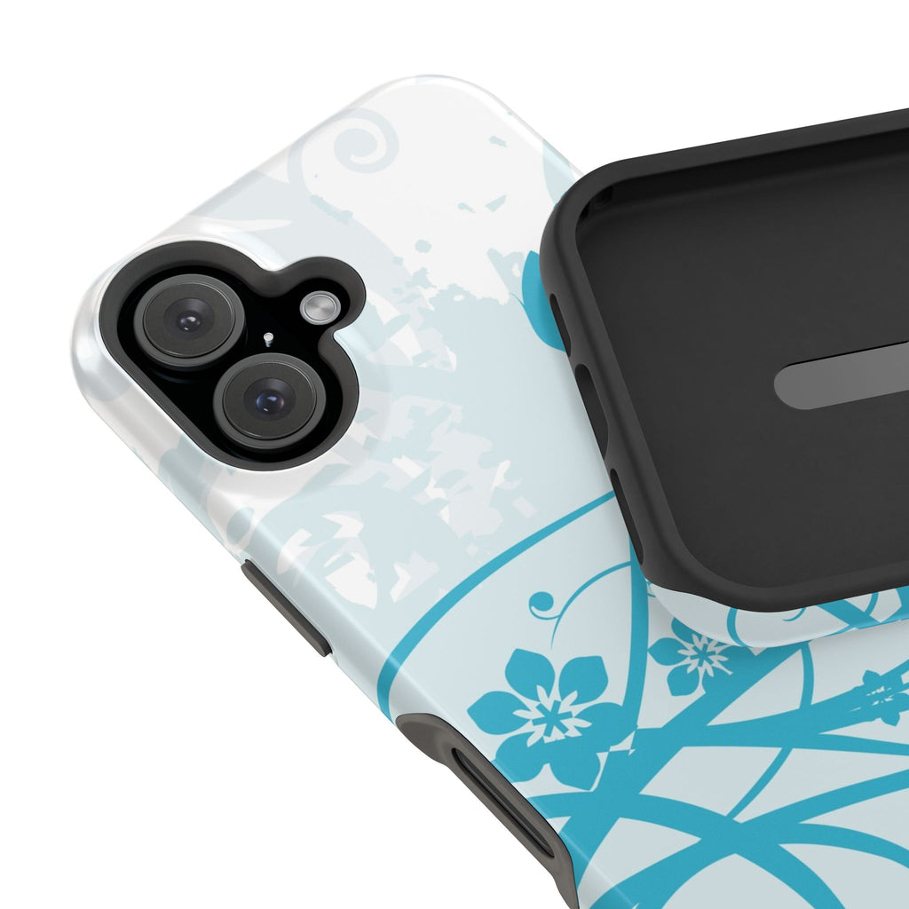 Blue Bloom Tough iPhone Case