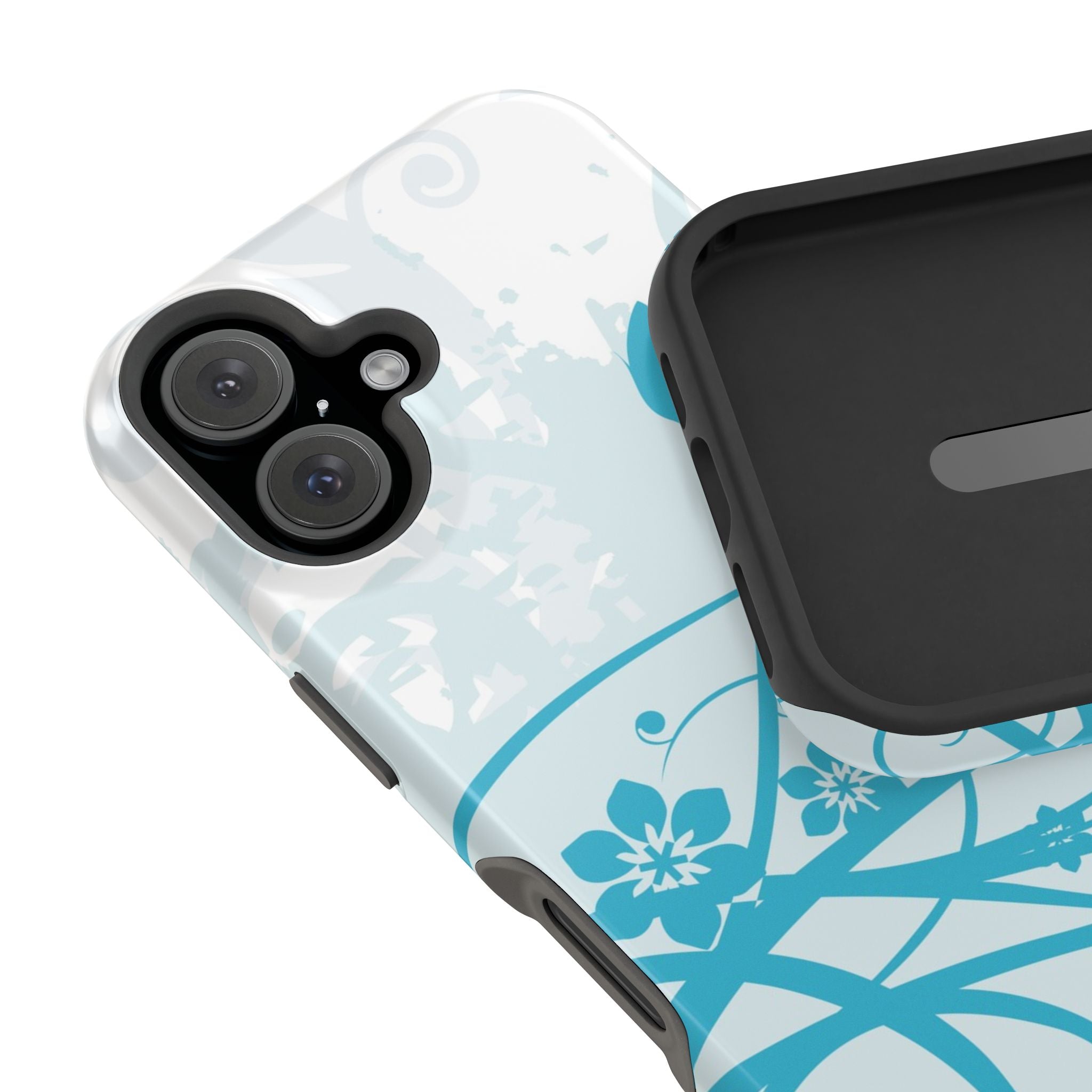 Blue Bloom Tough iPhone Case