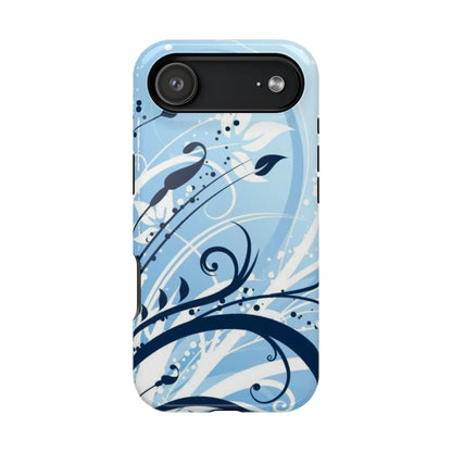 Bloom in Blue Tough iPhone Case