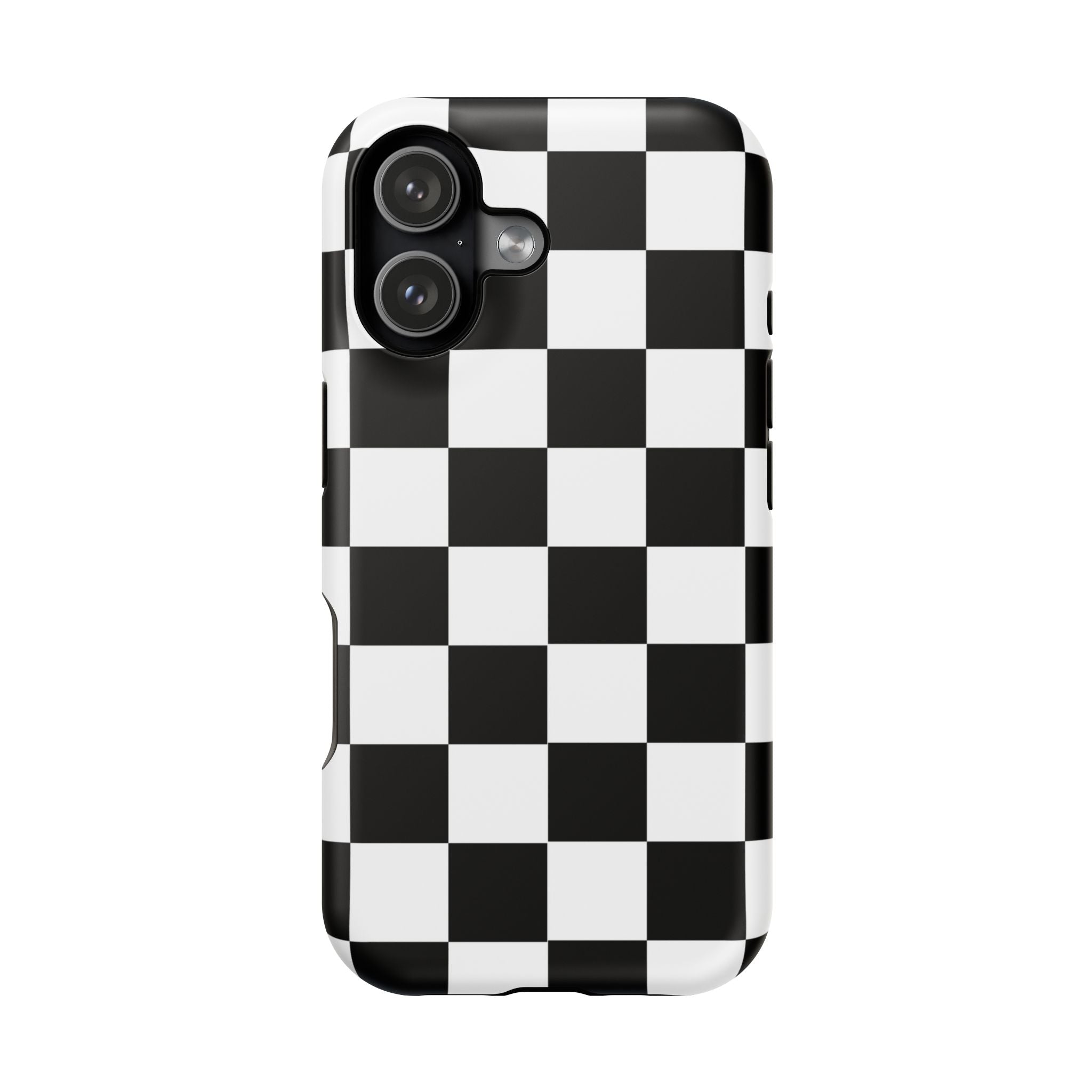 Black Grid Tough iPhone Case