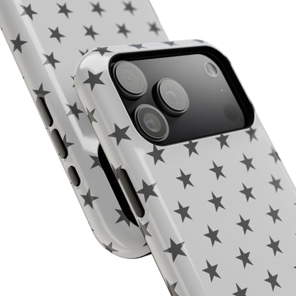 Grey Stars MagSafe Tough iPhone Case