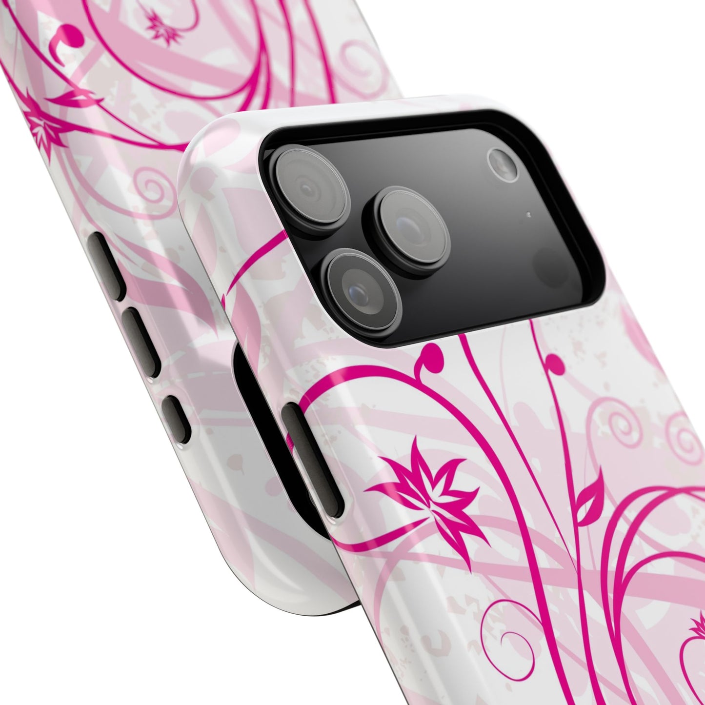 Flora Fuchsia Tough iPhone Case