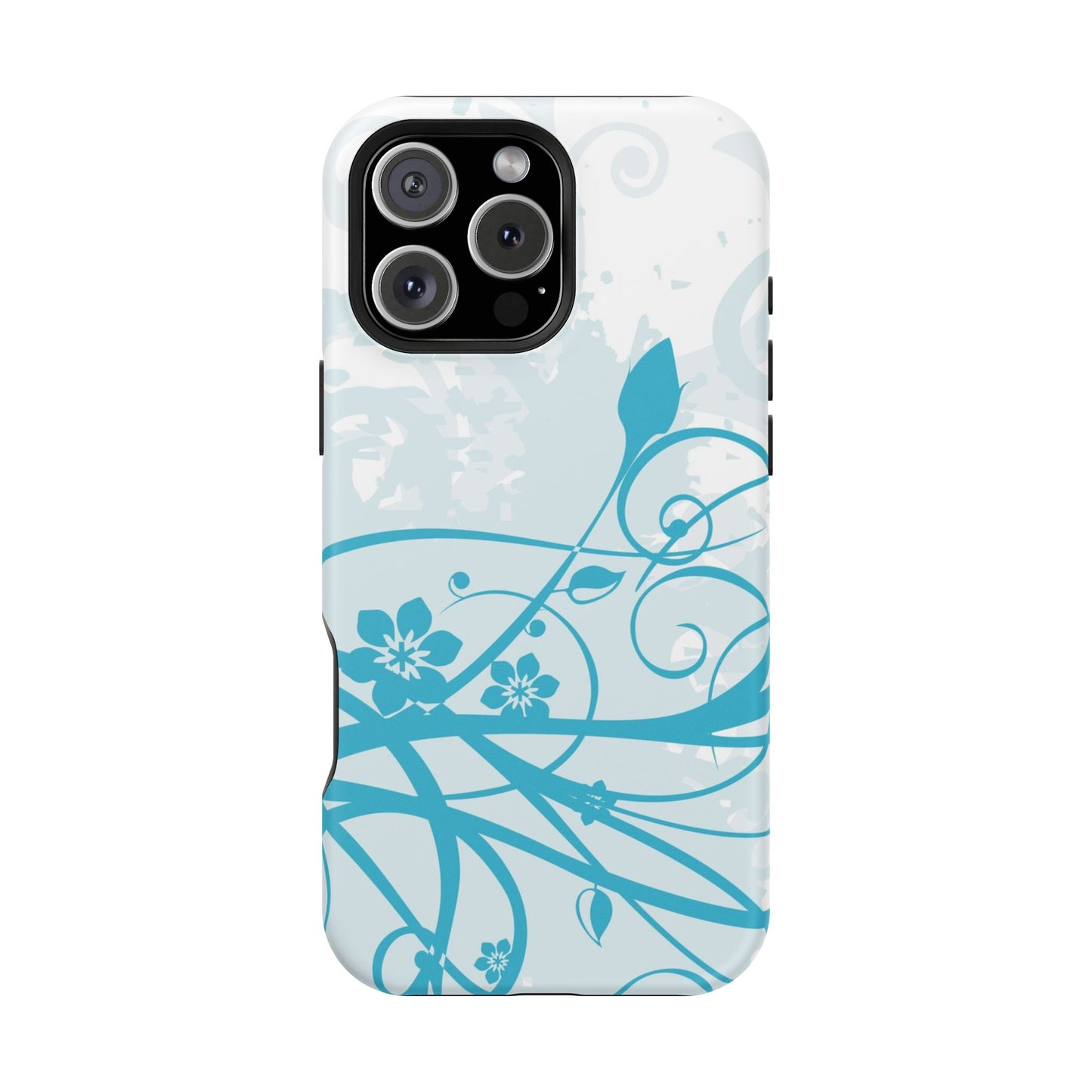 Blue Bloom Tough iPhone Case