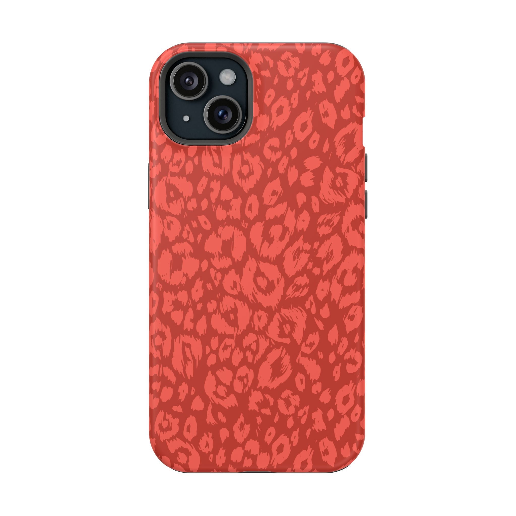 Red Leopard Tough iPhone Case