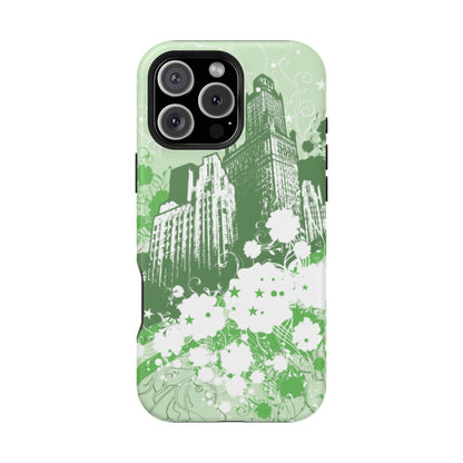 Green City Tough iPhone Case