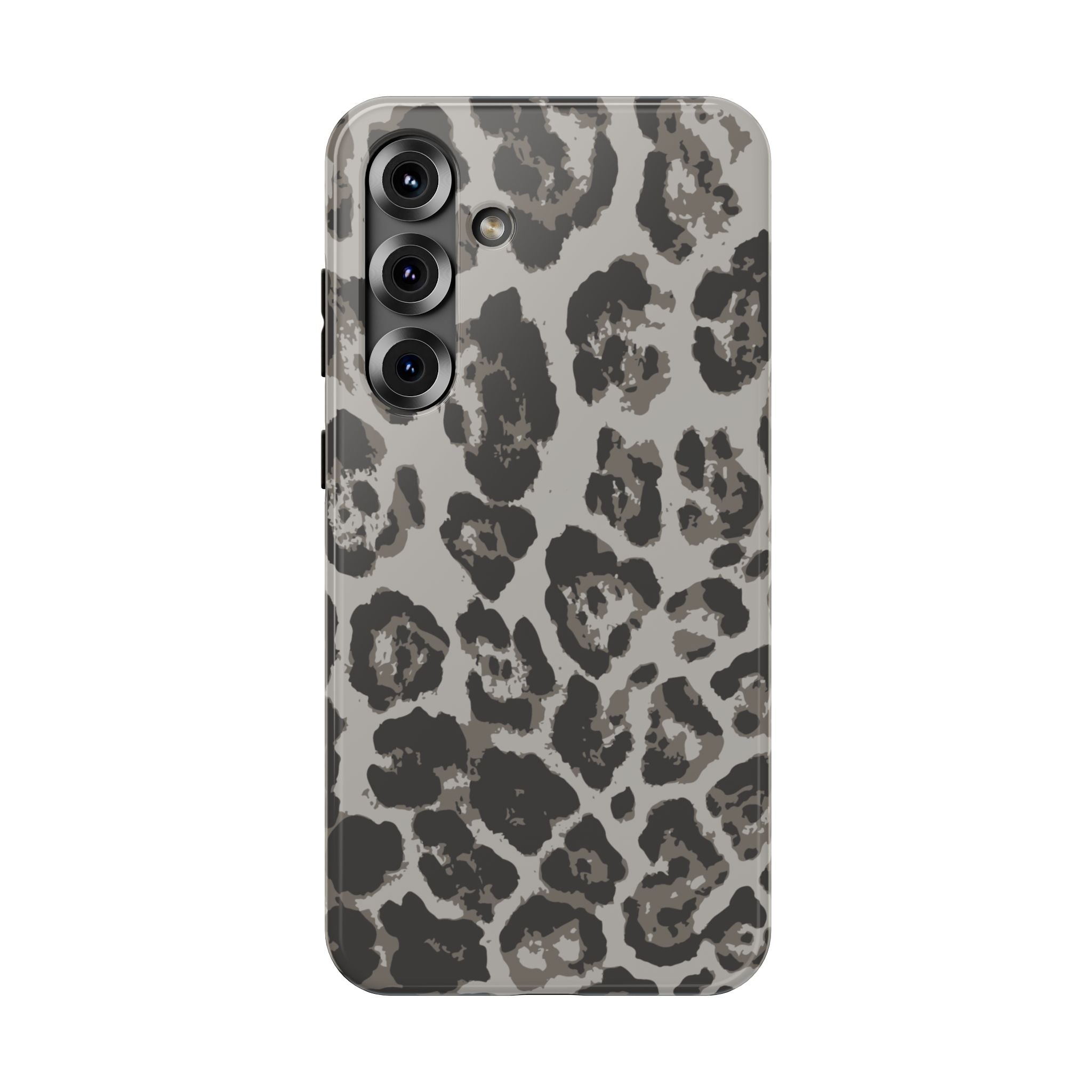 Grey Leopard Tough Samsung Case