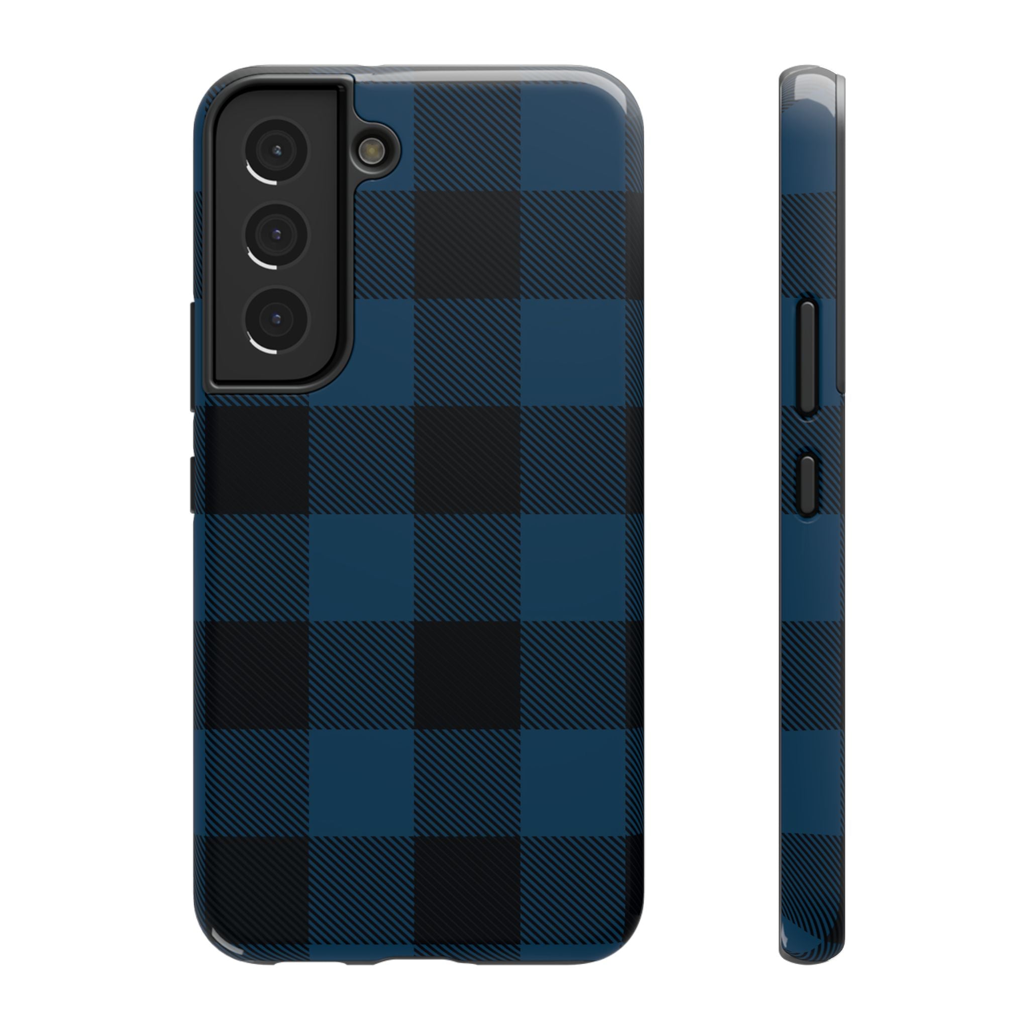 Blue Flannel Tough Samsung Case