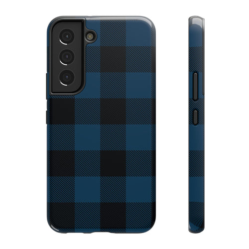 Blue Flannel Tough Samsung Case