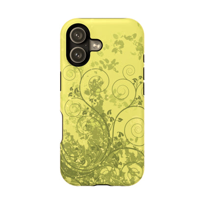 Green Bloom Tough iPhone Case