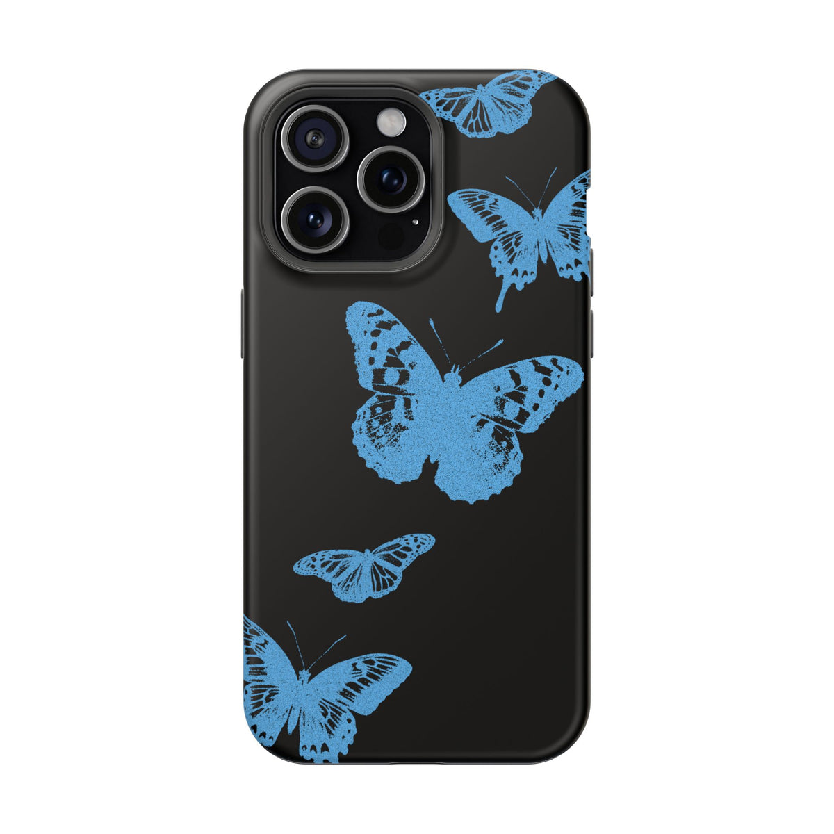 Blue Butterflies Tough iPhone Case