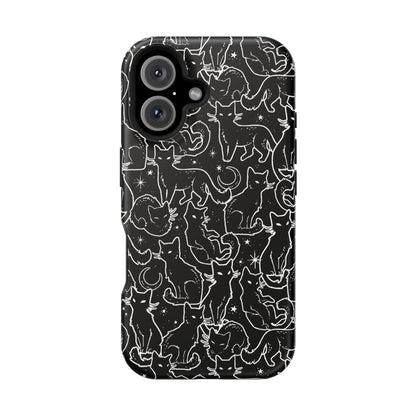 Black Cats MagSafe Tough iPhone Case