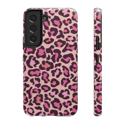 Pink Leopard Tough Samsung Case