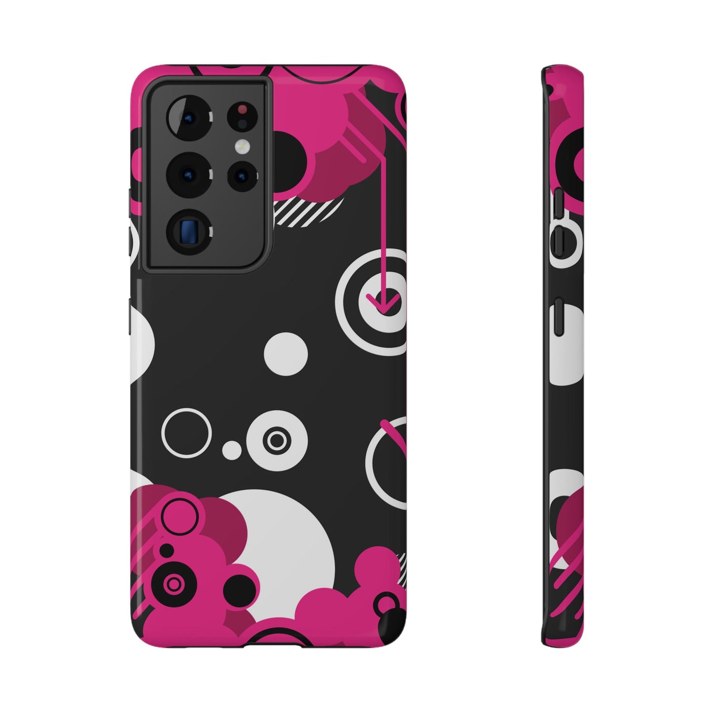 Pink Arrow Tough Samsung Case