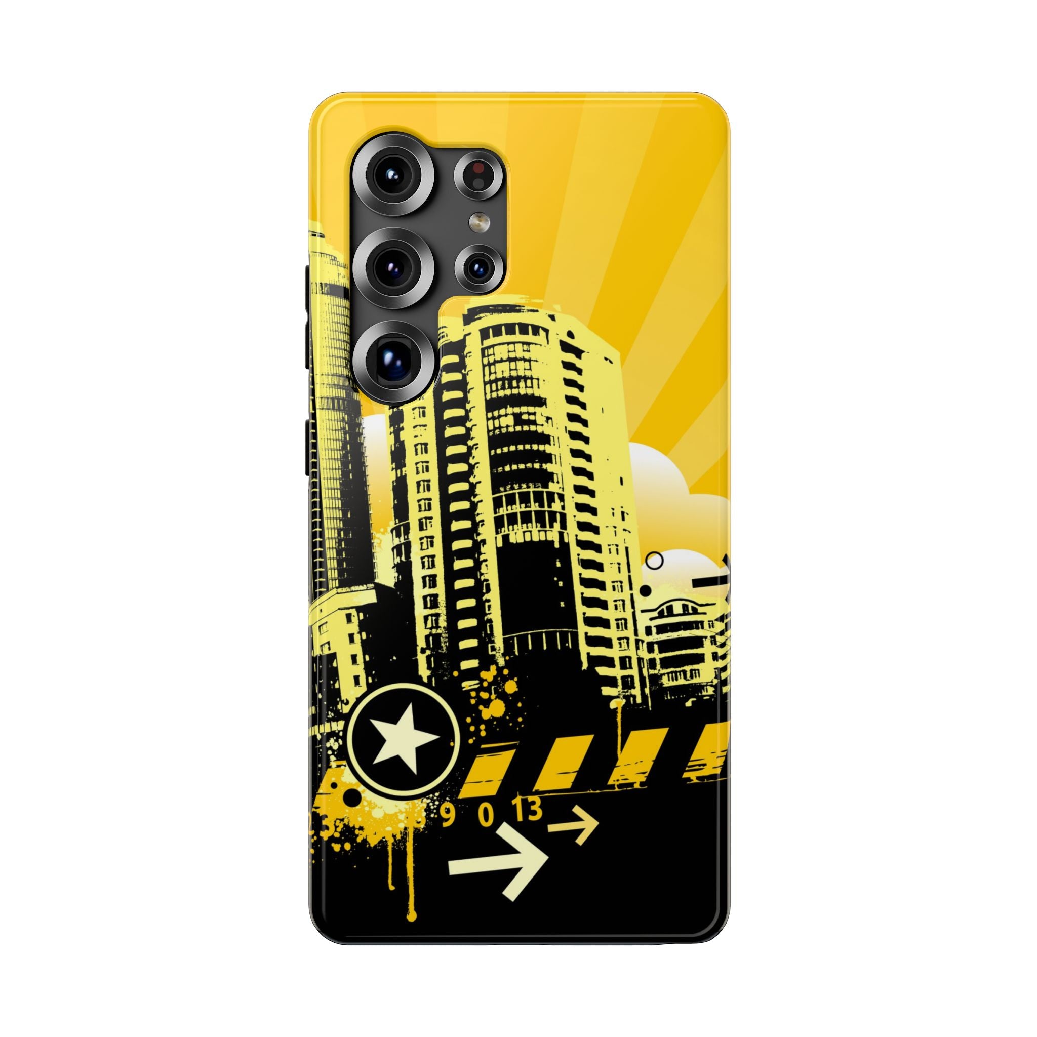 Yellow City Tough Samsung Case