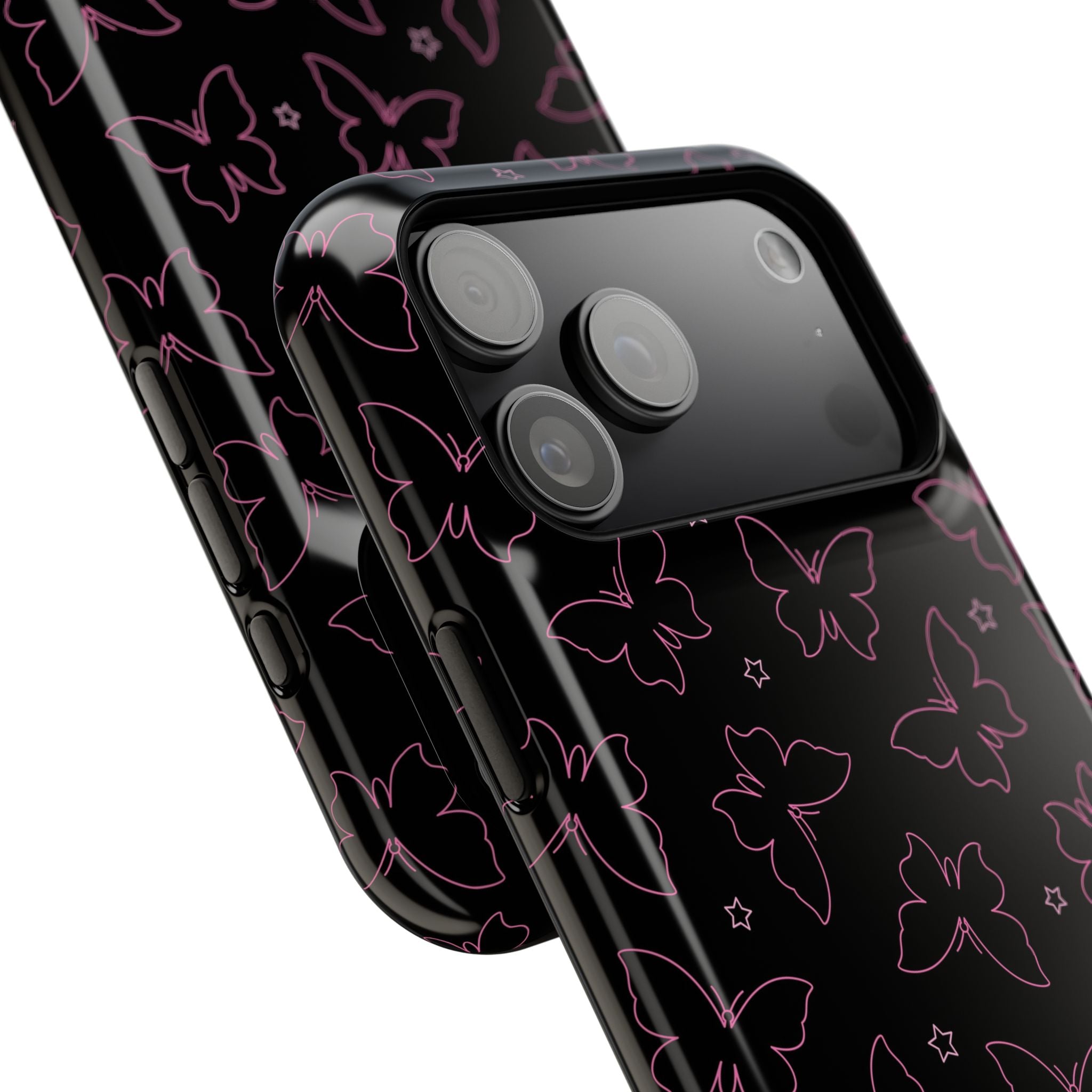 Midnight Flutter Tough iPhone Case