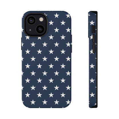 Deep Blue Stars MagSafe Tough iPhone Case