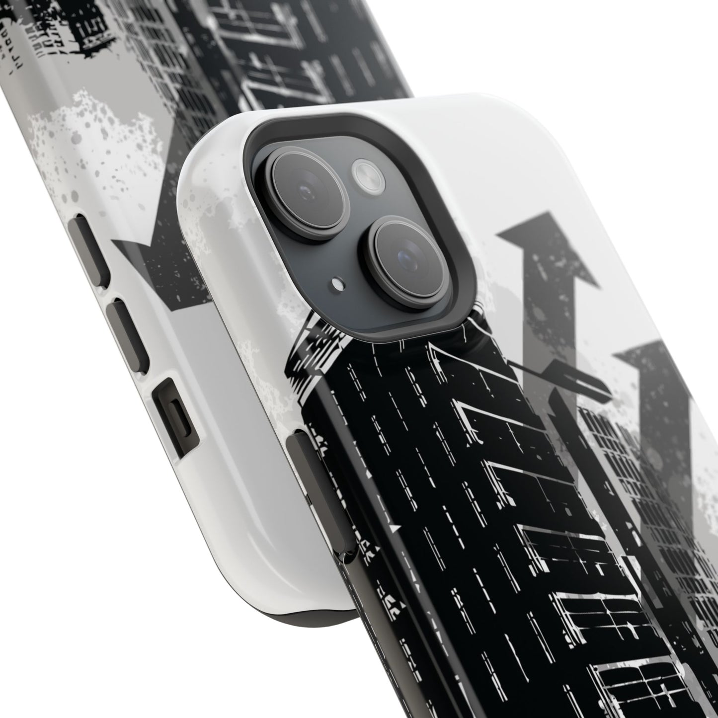 Monochrome City Tough iPhone Case