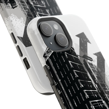 Monochrome City Tough iPhone Case