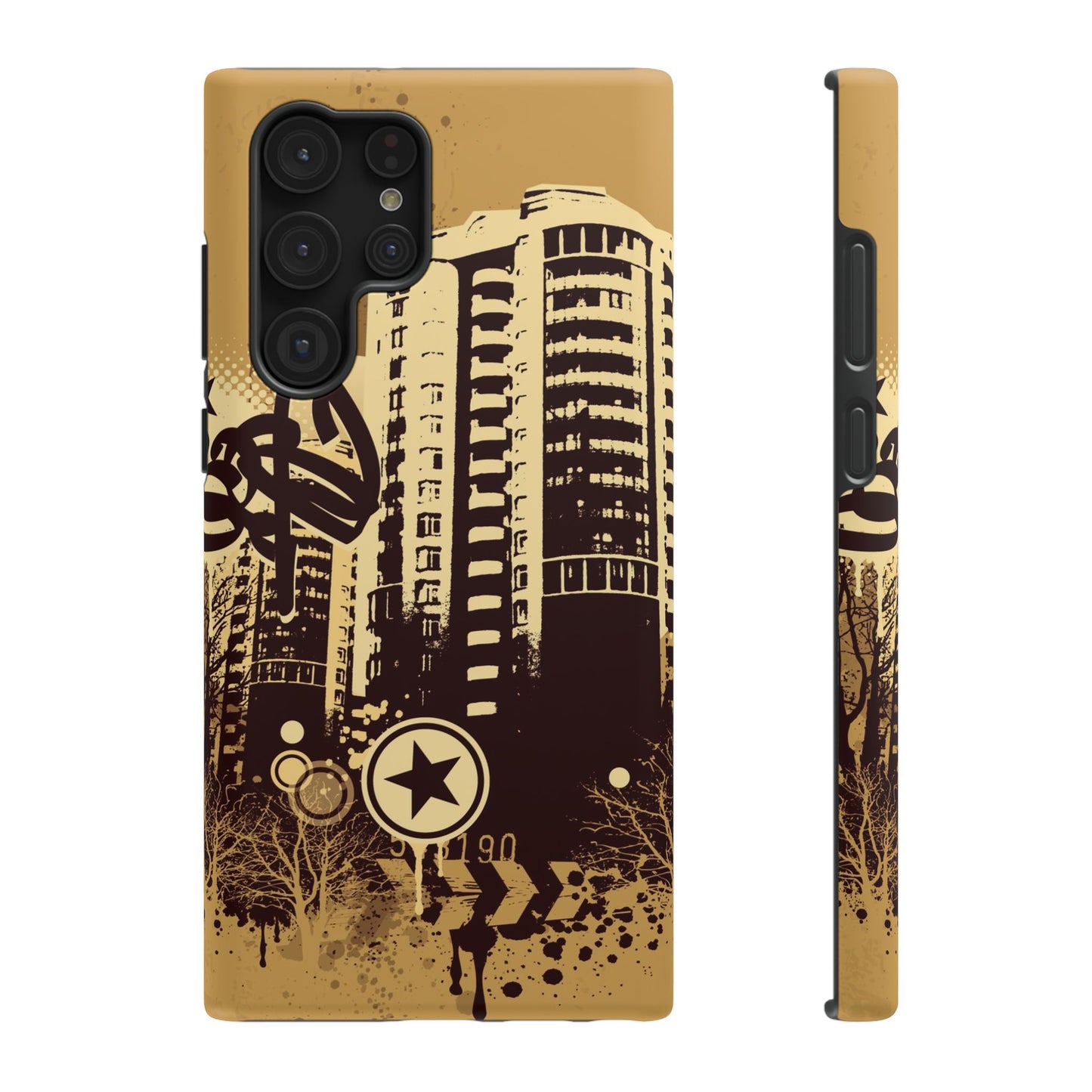 Brown City Tough Samsung Case