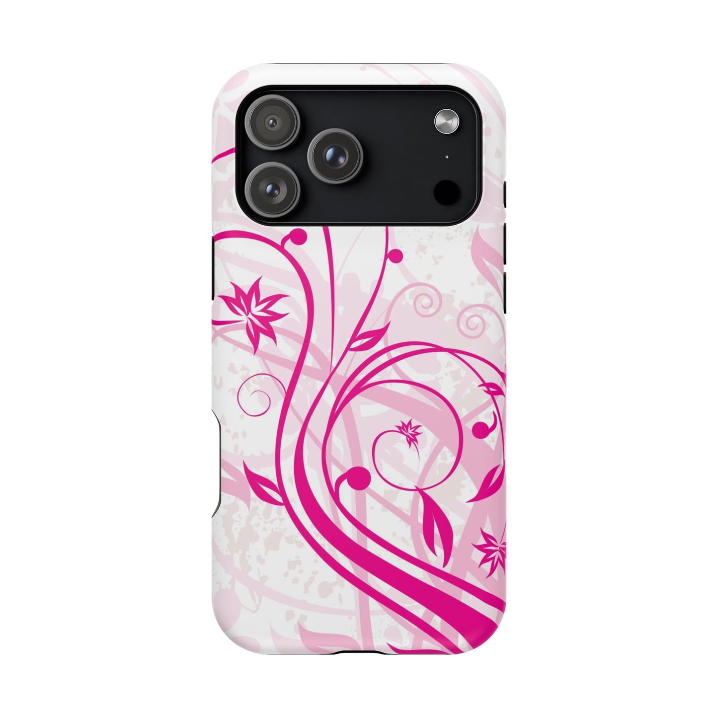Flora Fuchsia Tough iPhone Case
