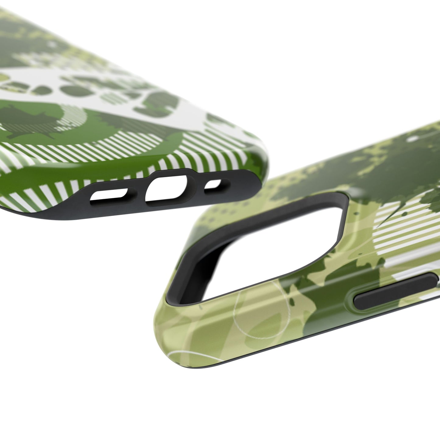 Green Echo Tough iPhone Case