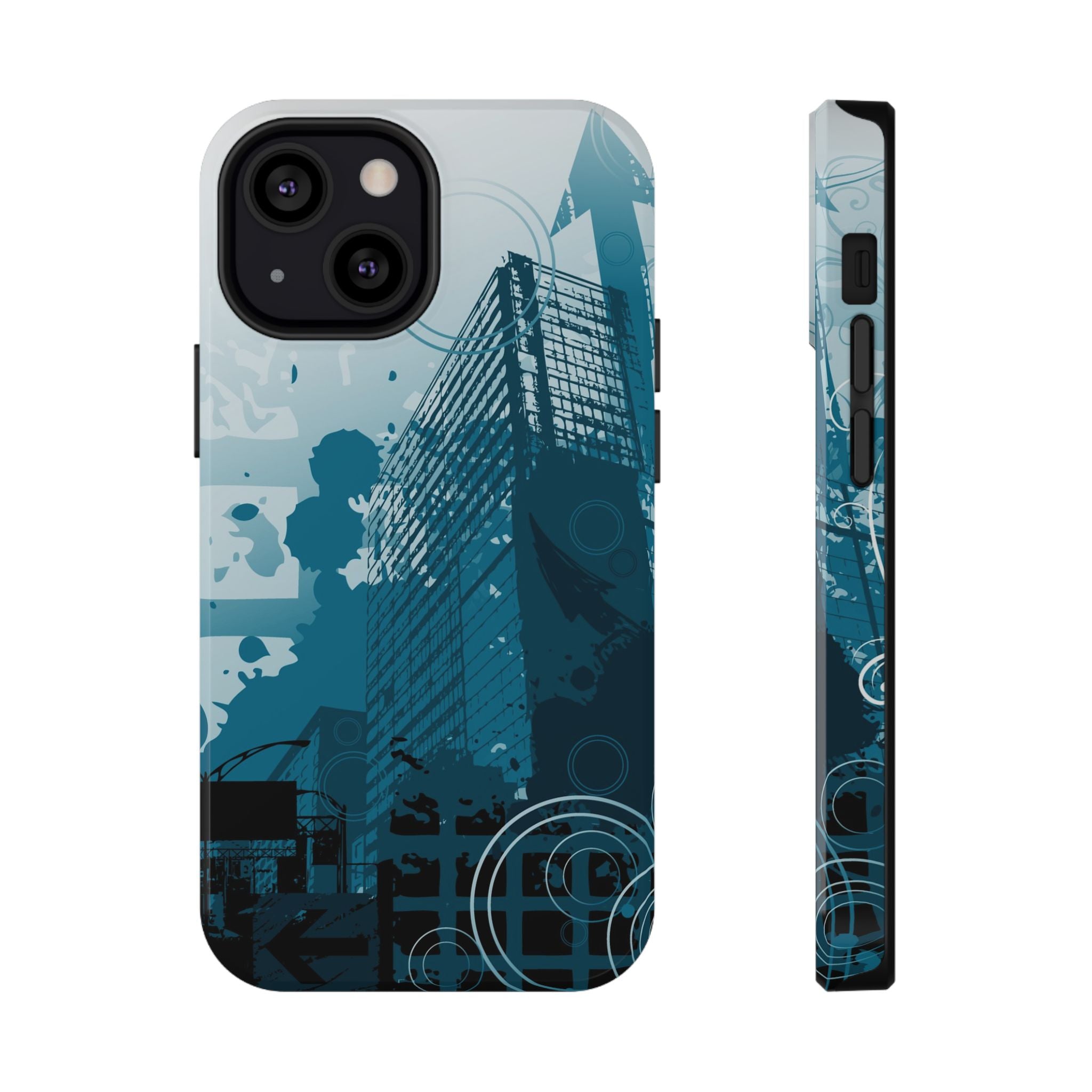 Blue Noise Tough iPhone Case