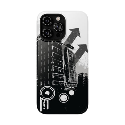 Monochrome City Tough iPhone Case
