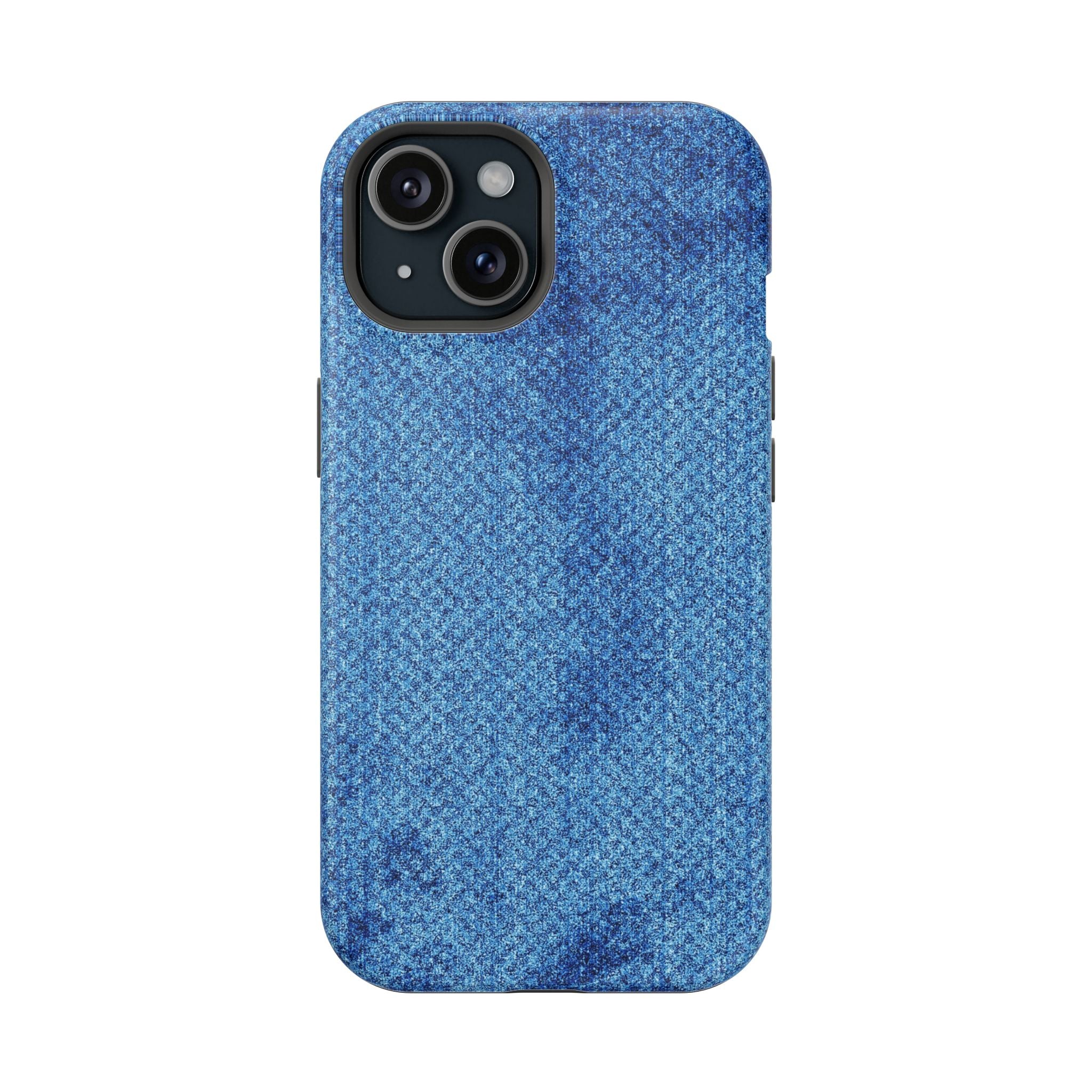 Blue Denim Tough iPhone Case