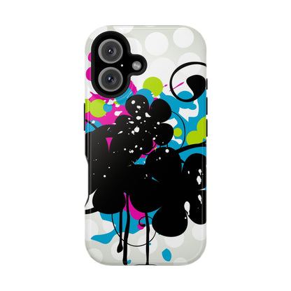 Electric Bloom Tough iPhone Case