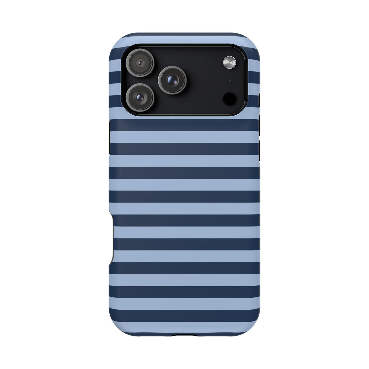 Blue Stripes MagSafe Tough iPhone Case