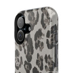 Grey Leopard Tough iPhone Case