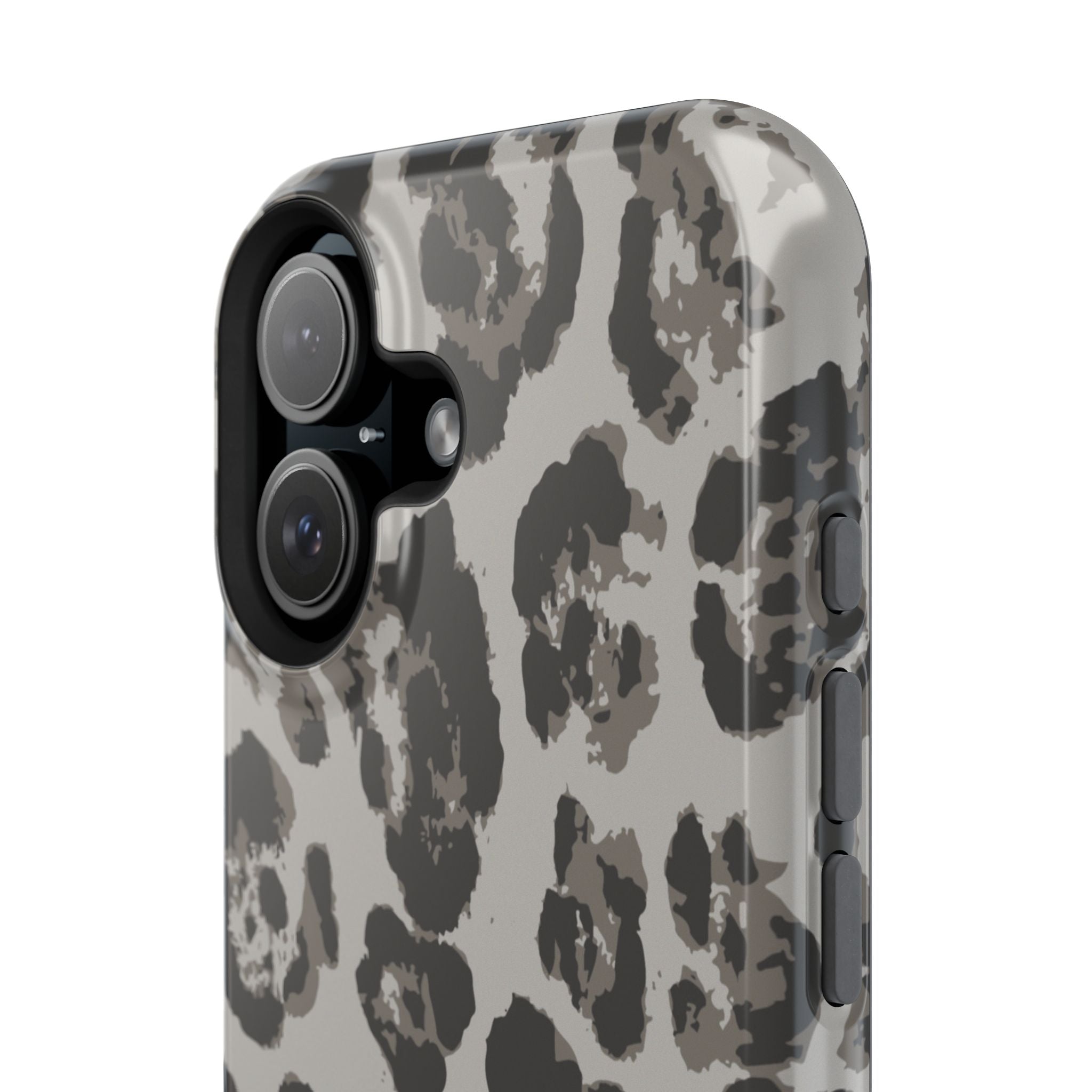 Grey Leopard Tough iPhone Case
