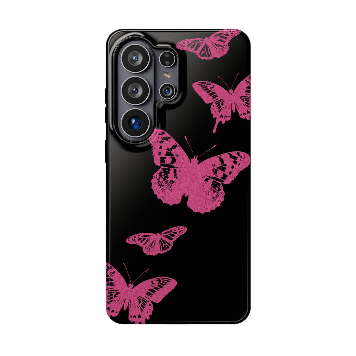 Pink Butterflies Tough Samsung Case