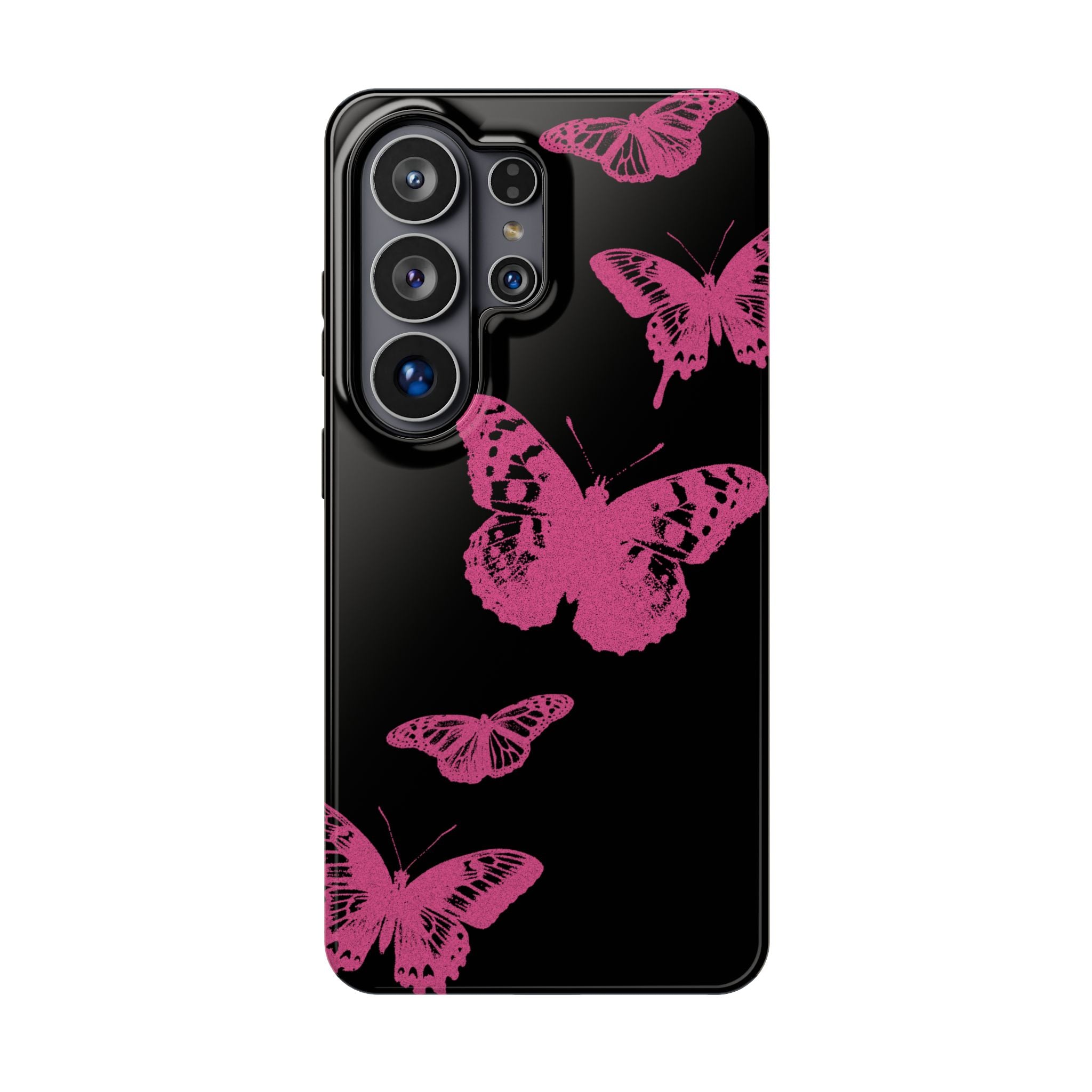 Pink Butterflies Tough Samsung Case