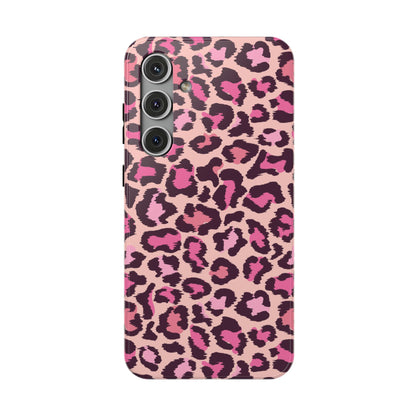 Pink Leopard Tough Samsung Case