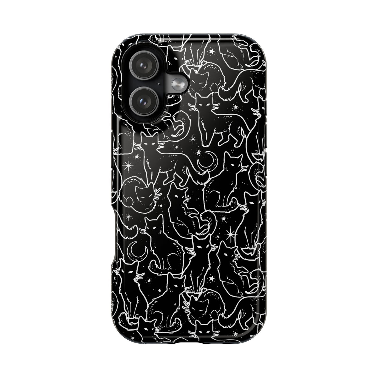 Black Cats MagSafe Tough iPhone Case