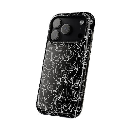 Black Cats MagSafe Tough iPhone Case