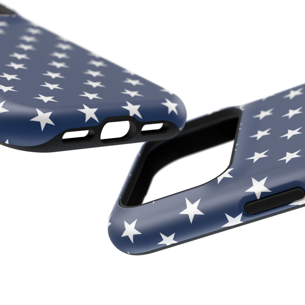 Deep Blue Stars Tough iPhone Case