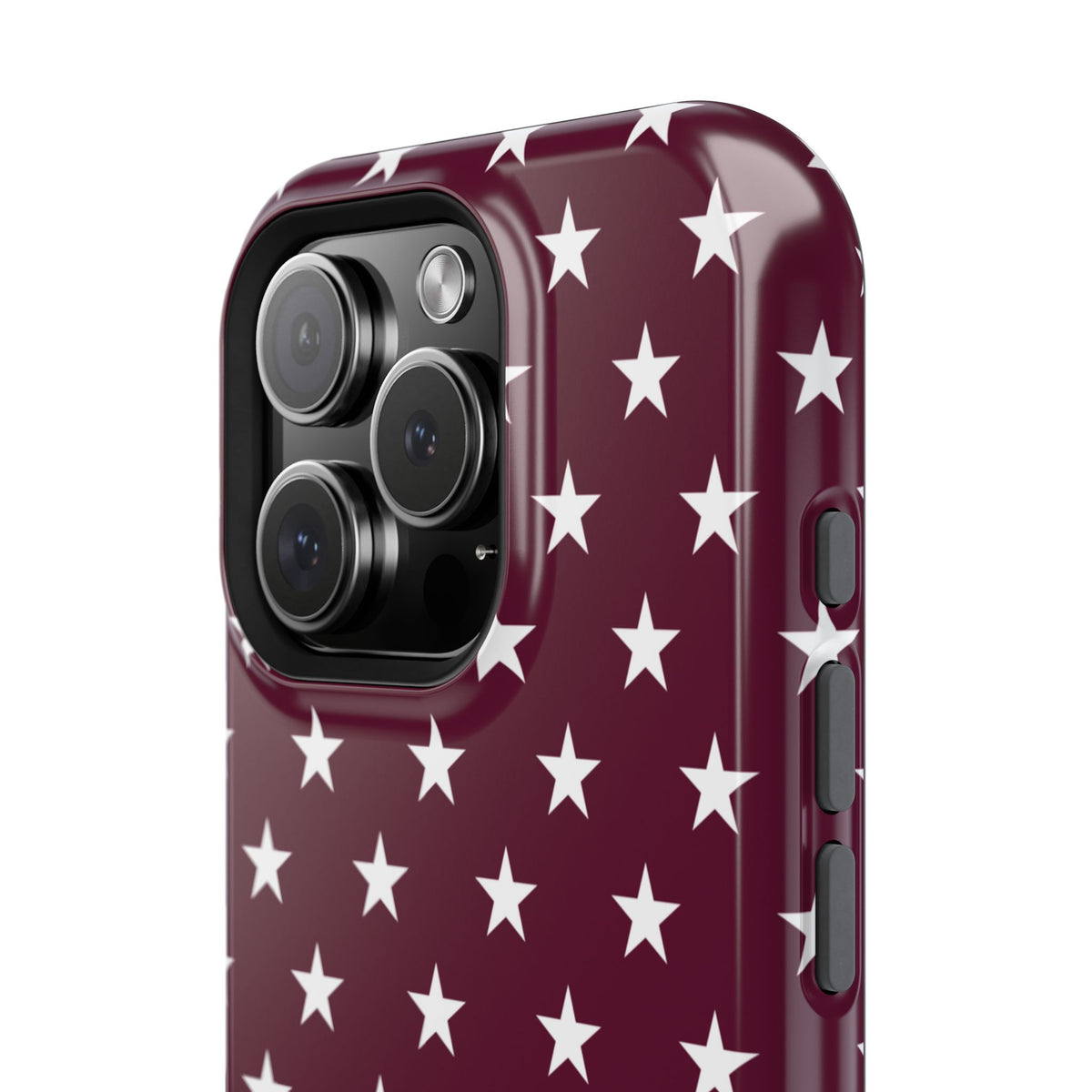 Maroon Stars Tough iPhone Case