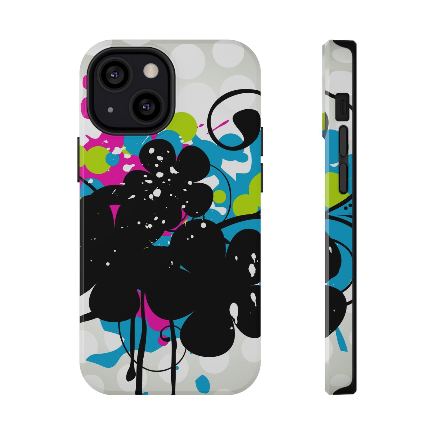 Electric Bloom Tough iPhone Case