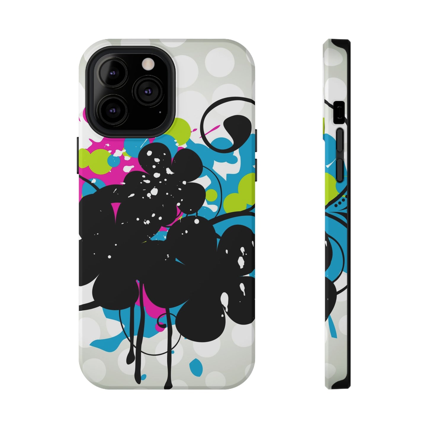 Electric Bloom Tough iPhone Case