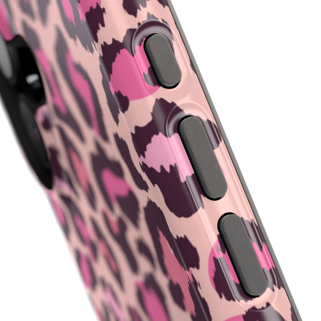 Pink Leopard Tough iPhone Case