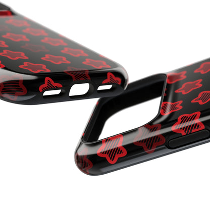 Red Stars Tough iPhone Case