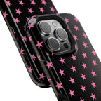 Pink Stars Tough iPhone Case